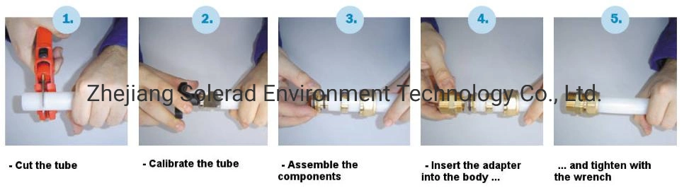 Pex-Al-Pex Brass Compression Fittings with Lead Free En 21003 Fittings