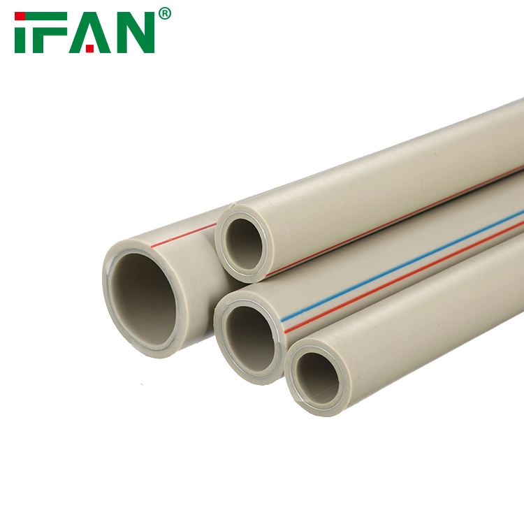 Ifan Corrosion Resistance Pn25 20mm 25mm 32mm Gray Color Water Pipe Fitting PPR Tube PPR Pipes