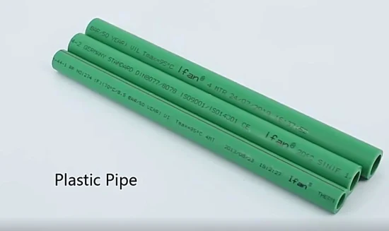 Ifan personalizó el logotipo y el color de la tubería PPR que plomería el tubo PPR de 20 mm y 110 mm