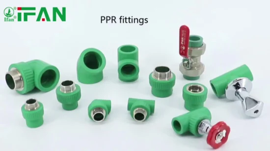 Tubería y accesorios Ifan PPR/PP/PVC Accesorios de tubería PPR de 20-110 mm